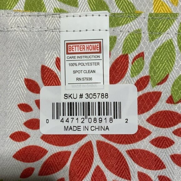 Placemats Printed Fabric Damask Reversible Flower Power 12 X 18 in Set of 4 - Picture 4 of 10